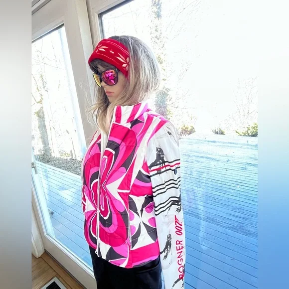 Hilary Radley Pink Geo Puffer Vest - Picture 5 of 8